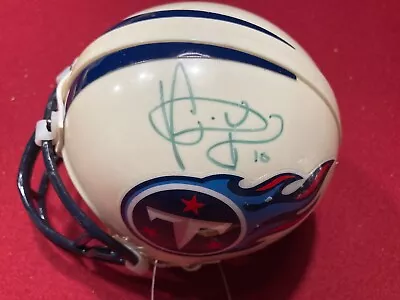 Vince Young Titans Autographed Mini Helmet Beckett Authenticated • $41.95