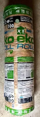 £29.95 • Buy Loft Insulation Knauf Eko Roll100mm 8.30m2 NEW Collect Ashford Kent