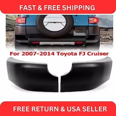 For Toyota FJ Cruiser 07-14 Pair Rear Corner Bumper End Cap Pad LH & RH Black • $83.96