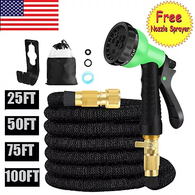 4X Stronger Deluxe Expandable Flexible Garden Hose Water Hose 25 50 75 100FT • $18.99