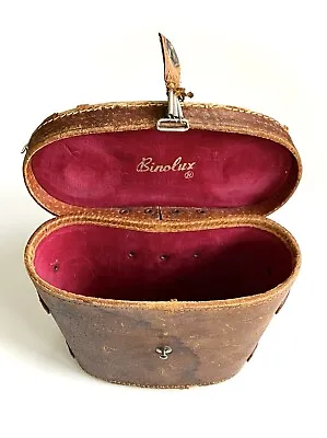 Vintage Binolux Binoculars Case With Built-in Compass • $12