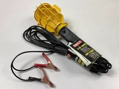 Bayco 12 Work Light Mechanics Lamp  W/ Plastic Guard & Battery Clips 20 Ft Cord • $24.97