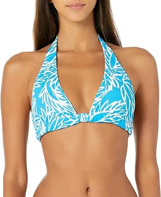 Milly 261069 Women Lotus Nikia Bikini Top Swimwear Blue Size Small • $75.65