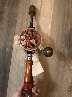 Vintage Millers Falls 2A Hand Drill Egg Beater Style Auger • $50