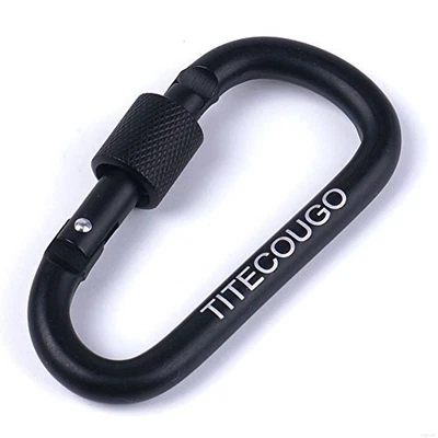 £4.47 • Buy TITECOUGO Aluminum Alloy D-Ring High Strength Carabiner Key Chain Clip Hook For