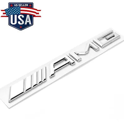 Emblem Rear Tailgate Trunk Lid Badge For AMG A C E S CL SL G Class Gloss Silver • $13.99