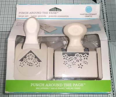 Martha Stewart Crafts - Punch Around The Page Large Set - Wild Flowers • £27.99