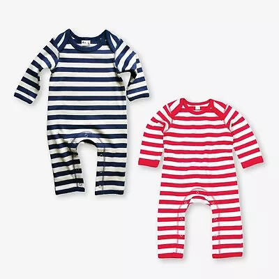 Baby Stripey Romper Suit / Bodysuit/onesy • £6.80