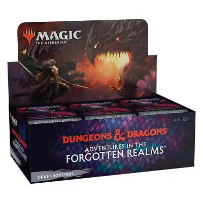 MTG Magic The Gathering Adventures In The Forgotten Realms Draft Booster Box • $161.95