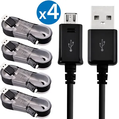 4x Pack Micro USB Fast Charging Cable Cord For Samsung Android Phone Charger • $7.99