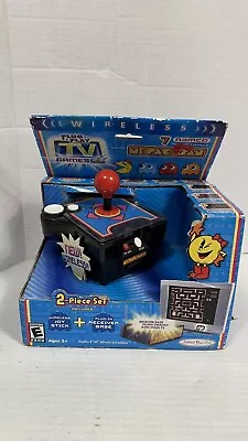 Ms Pac-Man Plug And Play Wireless TV Arcade 7 In 1 Game Namco Jakks Pacific 2004 • $55