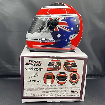 Will Power 2018 Verizon Replica INDYCAR Mini Helmet - Team Penske • $50