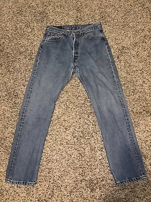 Levis 501 31x30 Faded Blue Denim • $20