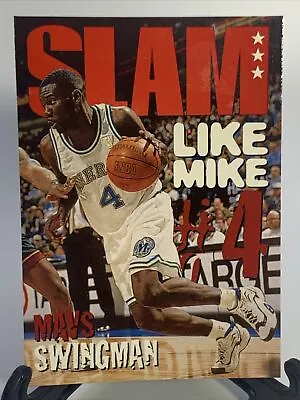 1996-97 NBA Hoops SLAM Michael Finley “Like Mike” #320 Dallas Mavs! • $1.99