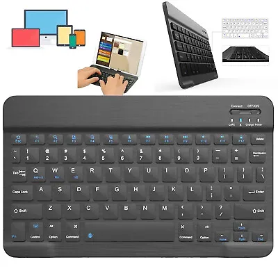 Wireless Bluetooth Keyboard For Windows PC Mac IOS IPhone Phone Tablet Universal • $10.97
