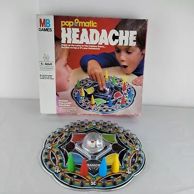 Milton Bradley MB Pop O Matic HEADACHE Game Vintage 1986 Complete Popomatic • $17.95