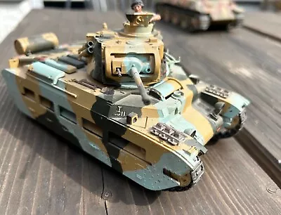 £10 • Buy 1973 Vintage Tamiya Motorized Built Model Kit 1/35 British Matilda Tank