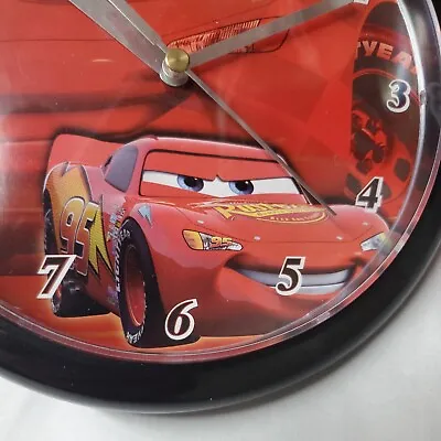 Disney Pixar Lightning McQueen Cars Wall Clock Rare? Collectible New In Box • $14.90