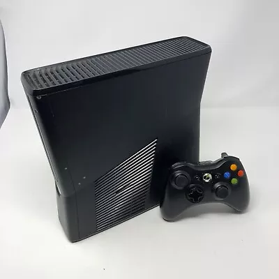 $65 • Buy Microsoft Xbox 360 S Slim 4GB Console Black With Authentic Controller