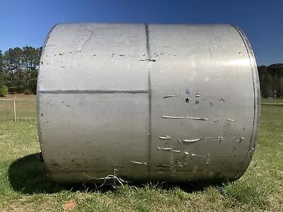 5500 Gallon Stainless Steel Holding Tank Vertical  Slight Slope Center Drain • $19500