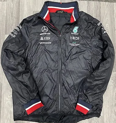 Mercedes Officially Licensed AMG Petronas Team Lightweight Quilt Jacket F1 Race • £88.88