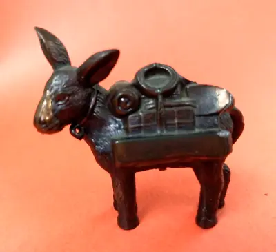 $10.95 • Buy Vtg Donkey Burrow Pack Mule Metal Figurine Occupied Japan Miniture
