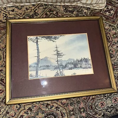 Jack Garver Water Color Painting 10.5 X 8.5 Framed Vintage • $29.99