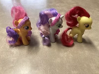 My Little Pony Sweetie Belle Apple Bloom Scootaloo Flower Fillies • $44.99