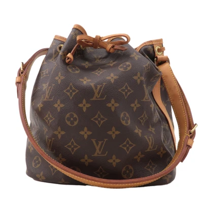 $984.50 • Buy Authentic Louis Vuitton Monogram Petit Noe Shoulder Bag Brown M42226 Used F/S