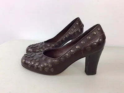 Marni Leather Heels Shoes Womens 6 • $35