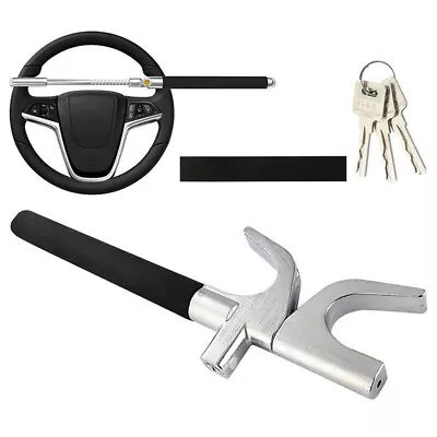 Universal Car Steering Wheel Lock Anti Theft Security The Club Clamp Heavy Duty • $27.79