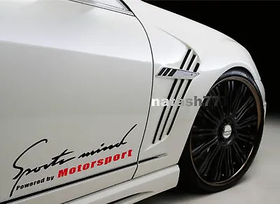 Sports Mind Powered By Motorsport Racing Performance Vinyl Decal Sticker Logo • $39.95