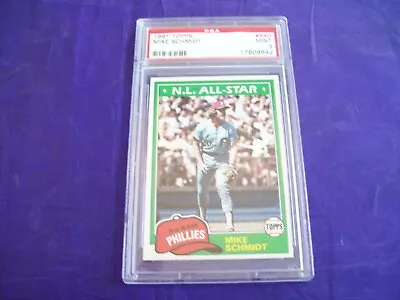 1981 Topps #540 Mike Schmidt Psa 9 • $49.95