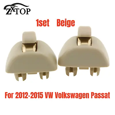 2Pcs Sun Visor Hook Clip  For 2012-15 VW Volkswagen Passat 6R0857561Y20 • $6.99