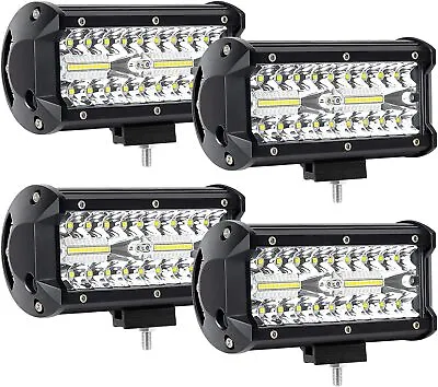 4x 7'' LED Spot Flood Off Road Work Lights For Truck ATV SUV Tractor Pickup Boat • $26.99
