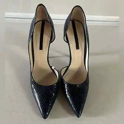 $32 • Buy Zara Woman Nave Blue Heels Size 40 / 9