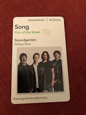 $18.03 • Buy NEW Soundgarden Starbucks/iTunes Card For  Halfway There  RARE