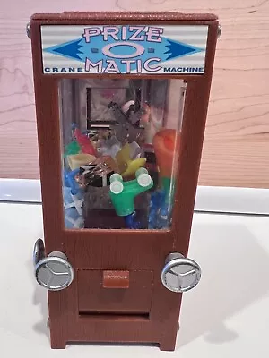 VNTG Mini Crane Claw Boardwalk Arcade Game Replica Basic Fun Prize-O-Matic 1997 • $48.99