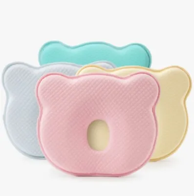 Baby Pillow Memory Foam Newborn Baby Breathable Cute Pillow Prevent Flat Head • £6.89