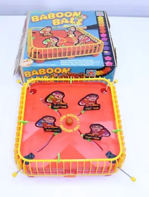 VTG 1981 Baboon Ball Game Hasbro Monkey Hockey Family Retro 2252 Missing Balls • $39.99