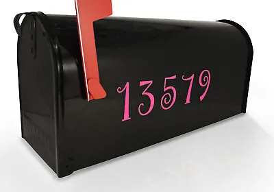 Mailbox Magnet (Partial Cover) Address Numbers For Pink Or Black Mail Box • $8.95