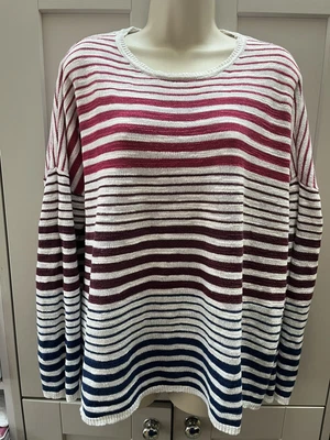 £19.50 • Buy Seasalt Cornwall Relaxed Emile Cotton/Linen Jumper Sz 18