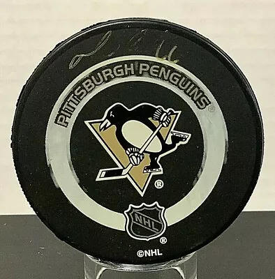 Mario Lemieux Signed Official Hockey Puck Beckett BAS S16021 Penguins • $189.95