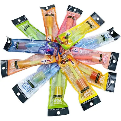 £6.99 • Buy Candy Hookah Flavoured Mouth Tips Hard Fruit LollyTips Dark In Glow Mix Flavours