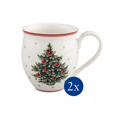 Villeroy & Boch Toy's Delight Set Of 2 Mugs Tree Design • $54.21