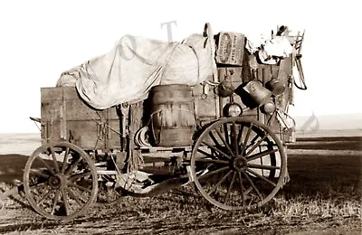 Antique Reproduction 8x10 Photo Print Cowboy Cook Chuck Wagon # 17 • $11.99