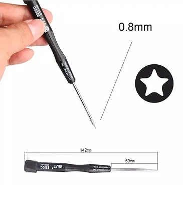 5 Point Star Pentalobe 0.8 Screwdriver Repair Tool For IPhone 8 X 7 6S 5 Open P2 • $5.99