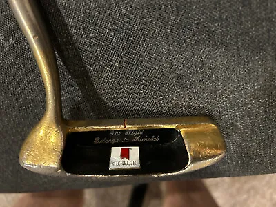 24k Gold Plated Putter By Celebrity - Michelob Promo W/ Logo - Right Handed RH • $15