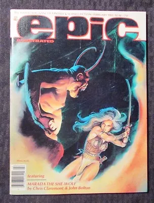 1982 EPIC ILLUSTRATED Magazine #10 VF Charles Vess - Arthur Suydam • $18.25