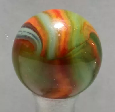 Vintage Peltier (Bifurcated?) Flaming Dragon Marble 5/8  • $20.50